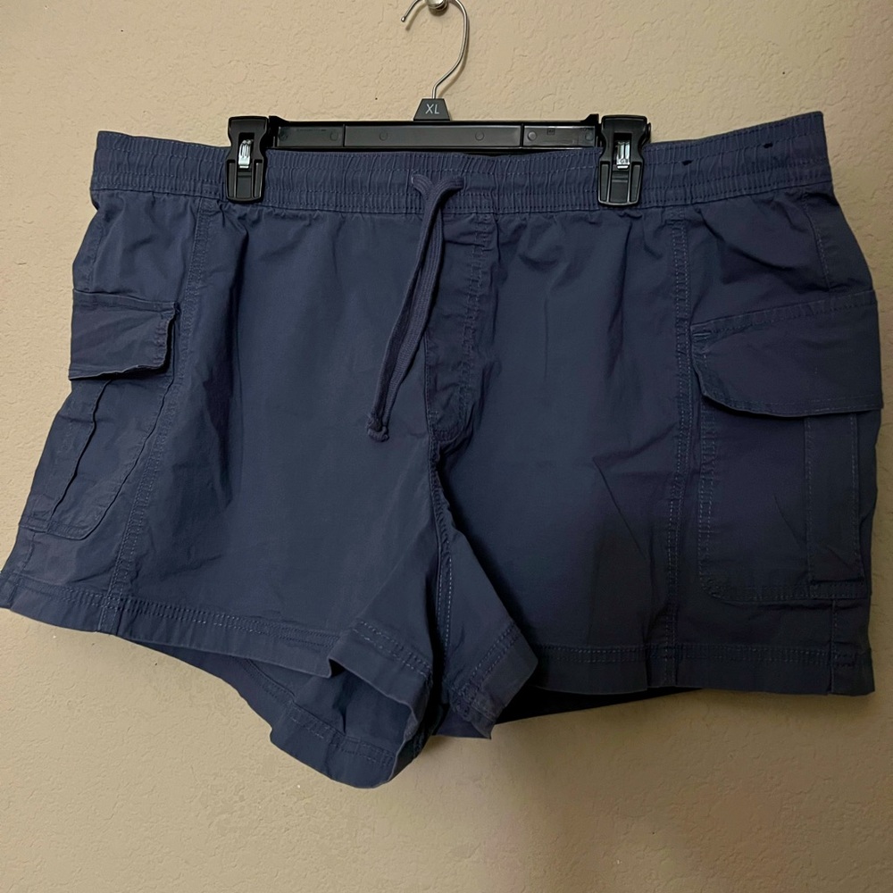 Navy Blue Cargo Shorts